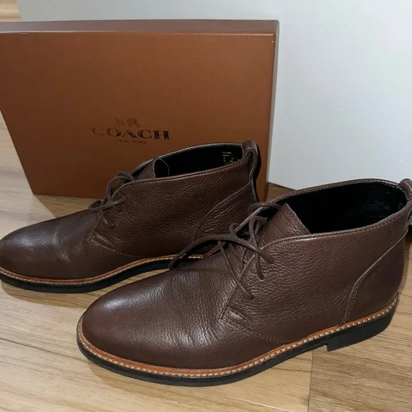 Coach | Shoes | Coach Brown Lexington Chukka 9 Boots | Poshmark display picture 3